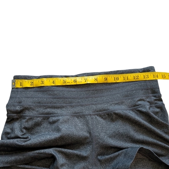 prAna Olympia Shorts Yoga Sustainable Womens M Athletic Earthy Granola Grey - Picture 9 of 11